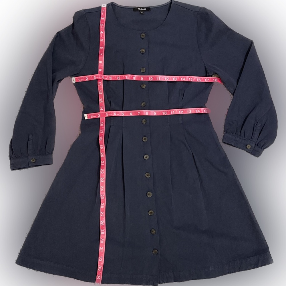 Madewell Responsible Button Front Long Sleeve Dre… - image 5
